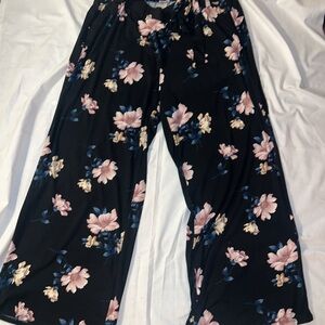 Westport Floral Wide-Leg Pants